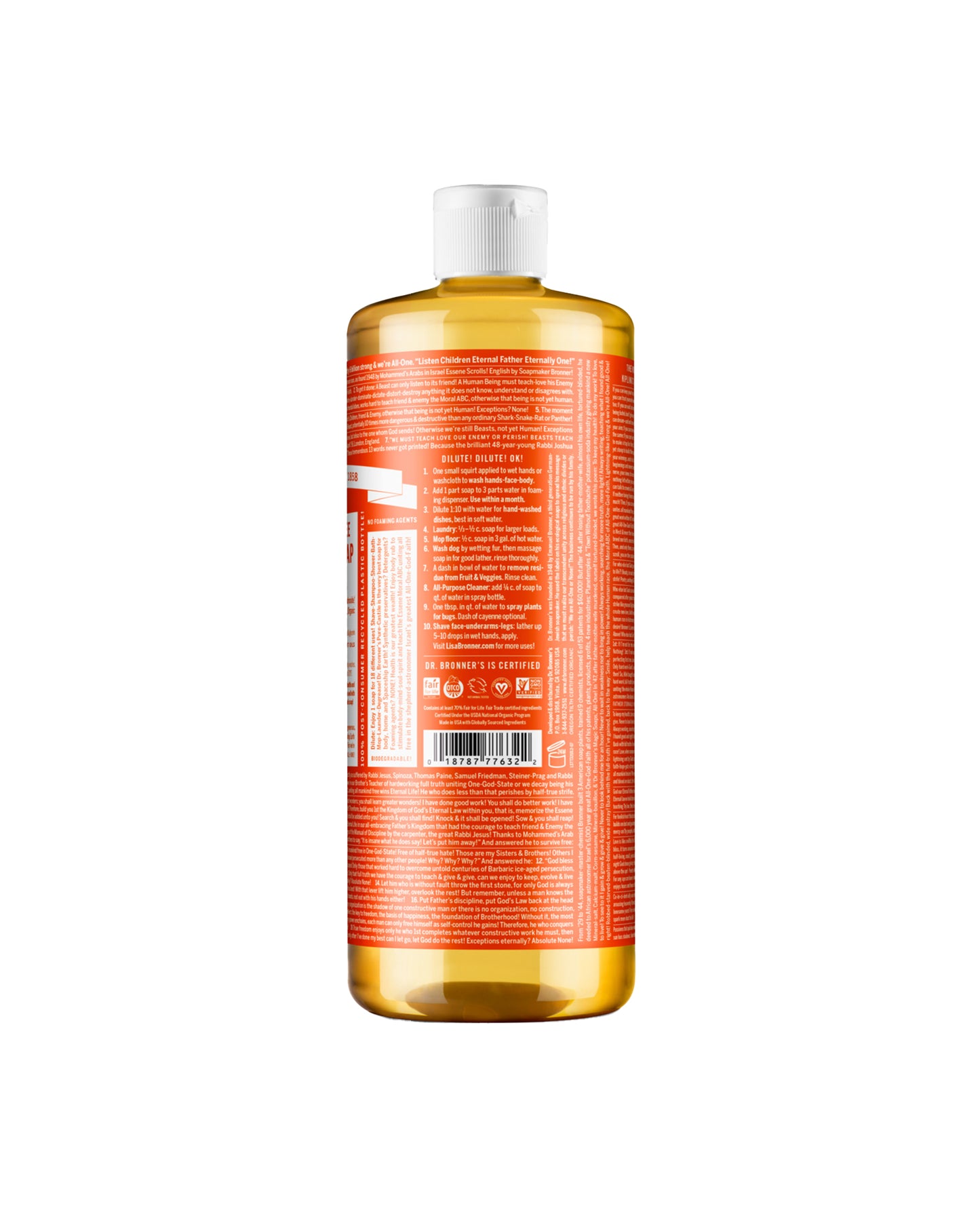 Picture of Dr. Bronner's Tea Tree Pure-Castile Liquid Soap
