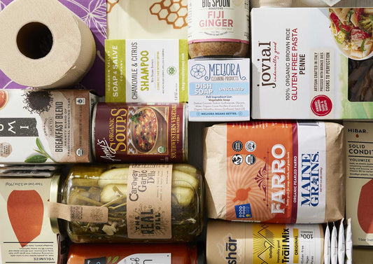 zero waste products soup shampoo dish soap pasta pickles tea