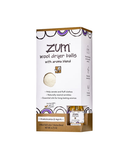 Picture of Zum Frankincense and Myrrh Wool Dryer Balls