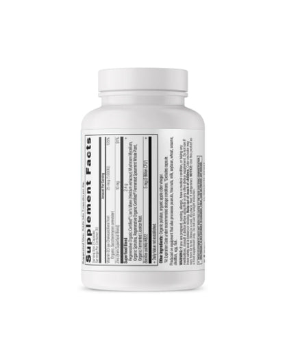 The back of Ancient Nutrition Regenerative Organic Certified™ Leaky Gut Support Capsules