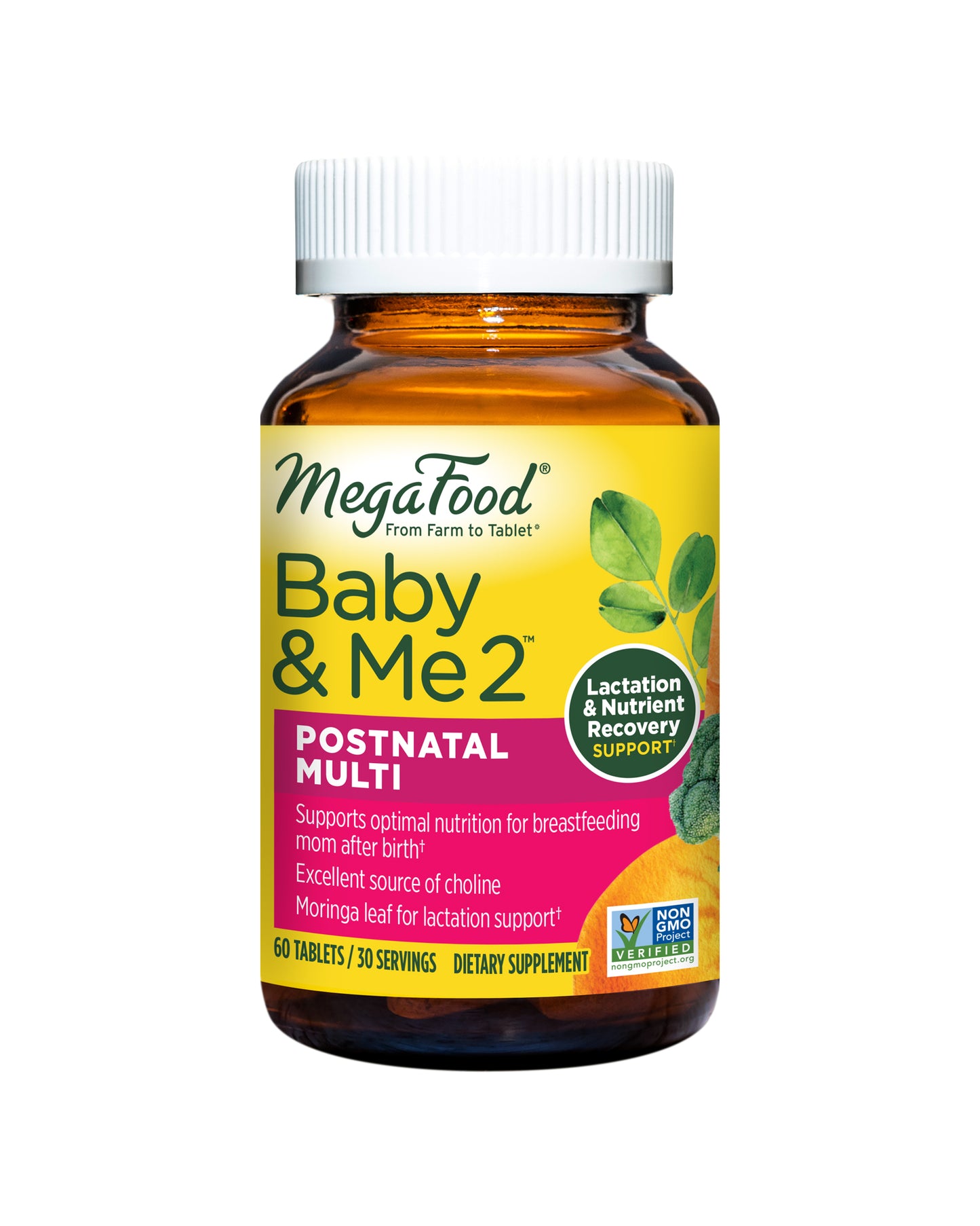Picture of MegaFood Baby & Me 2™ Postnatal Multi Tablets