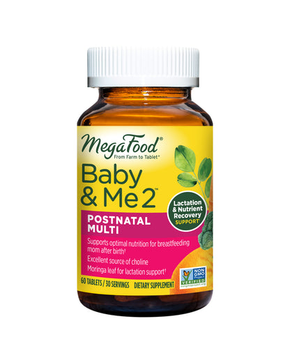 Picture of MegaFood Baby & Me 2™ Postnatal Multi Tablets