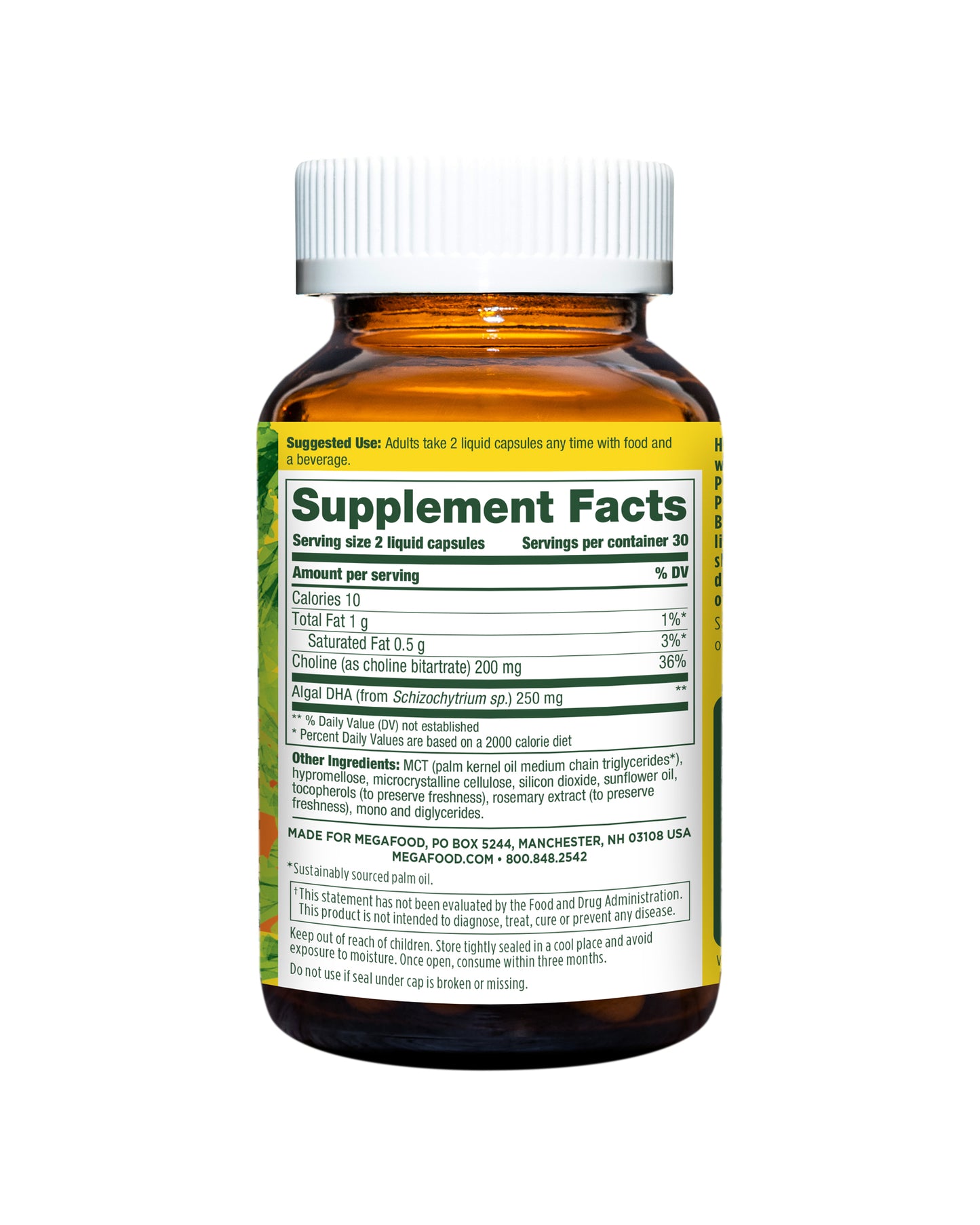 Picture of MegaFood Baby & Me 2™ Prenatal DHA & Choline Capsules