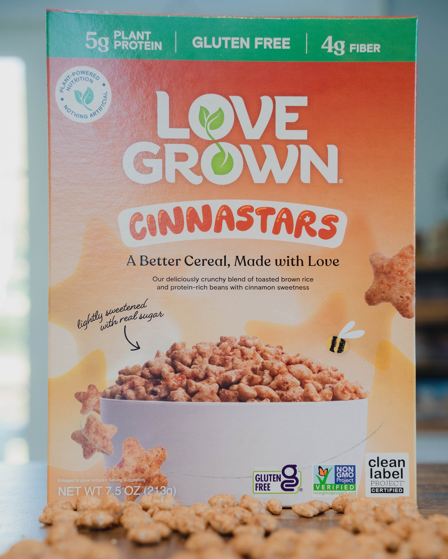 Love Grown Cinnastars Cereal