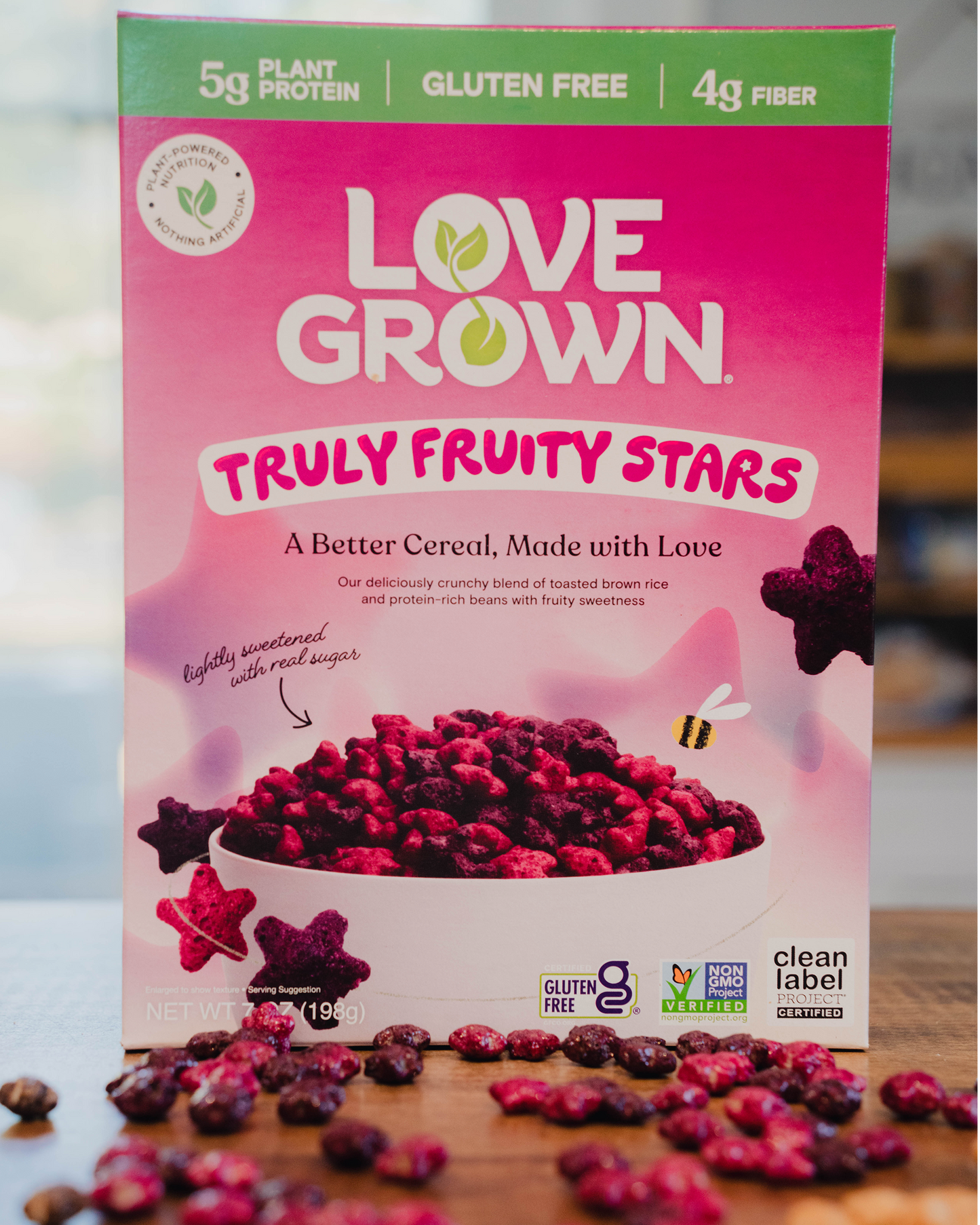 Love Grown Truly Fruity Stars Cereal