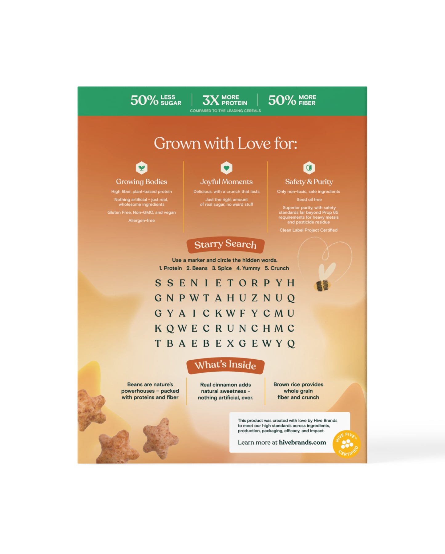 Love Grown Cinnastars Cereal