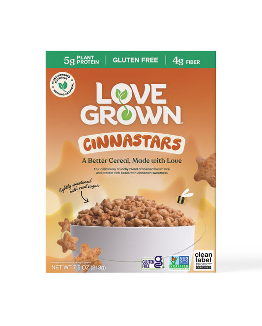 Love Grown Cinnastars Cereal