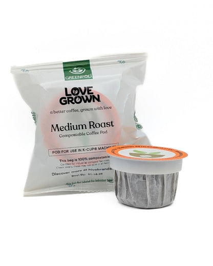 Love Grown Compostable Coffee Pods for Keurig® Machines -  Sample Pod