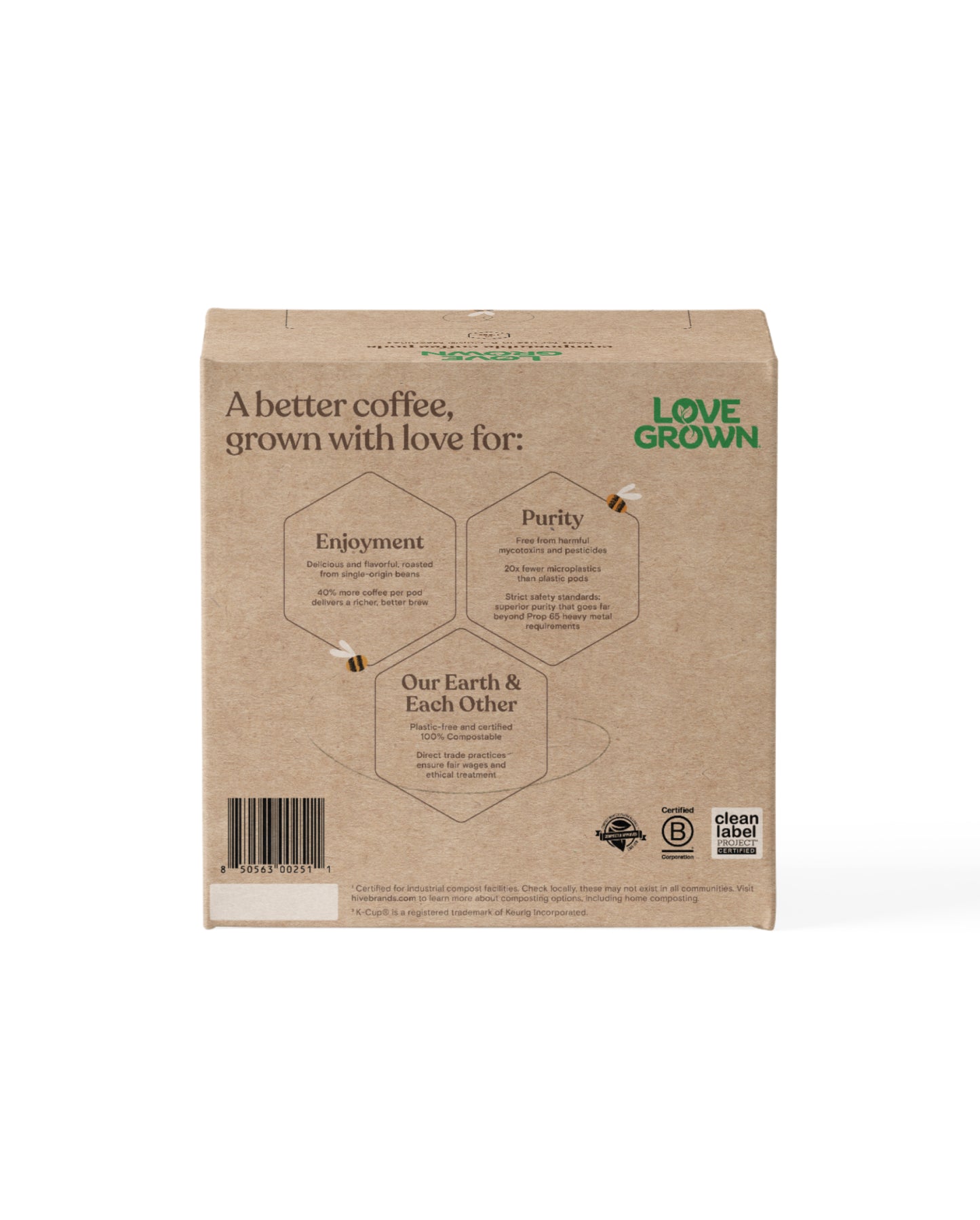 Love Grown Compostable Coffee Pods for Keurig® Machines -  Variety Pack