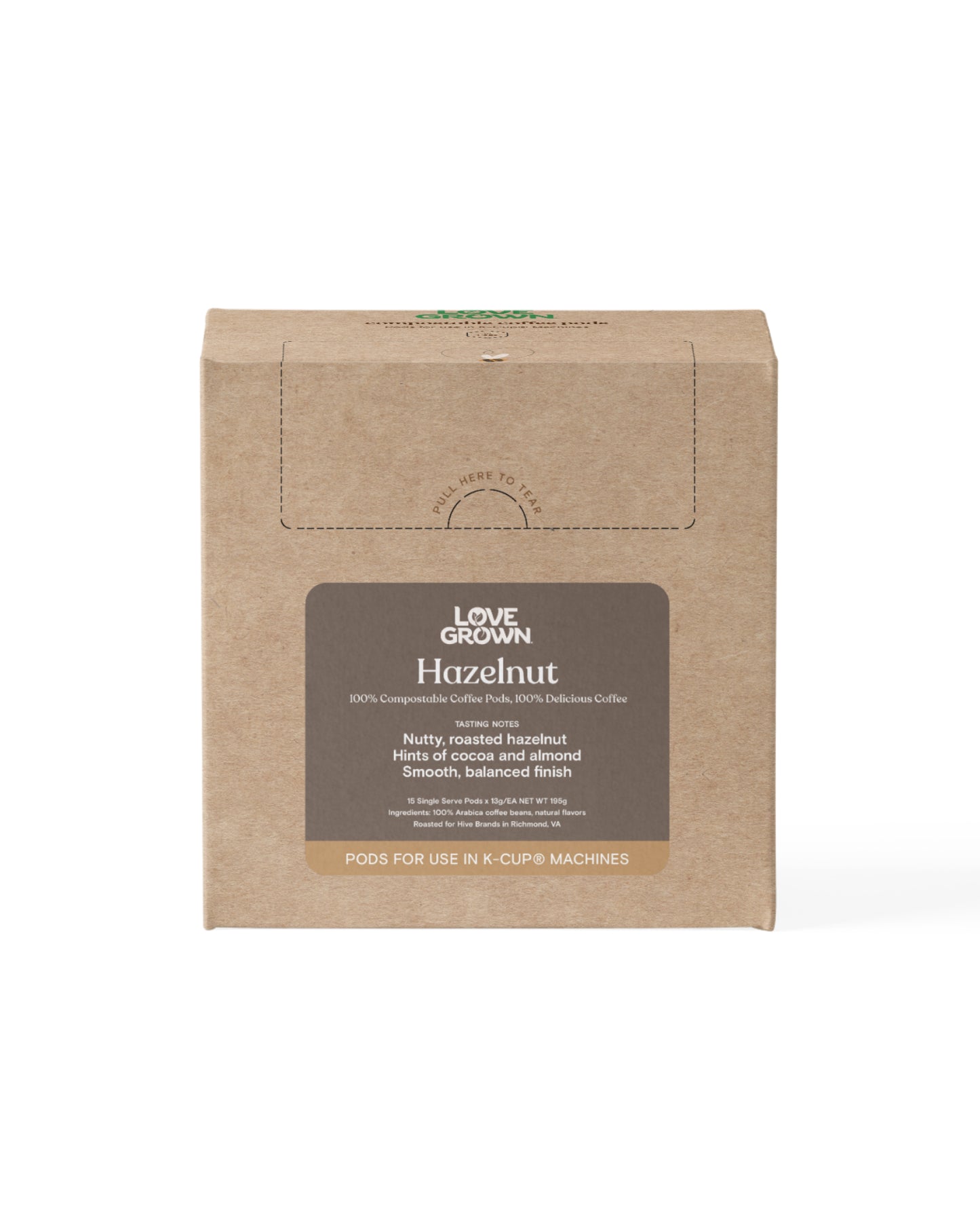 Compostable Coffee Pods for Keurig® Machines -  Box of 15