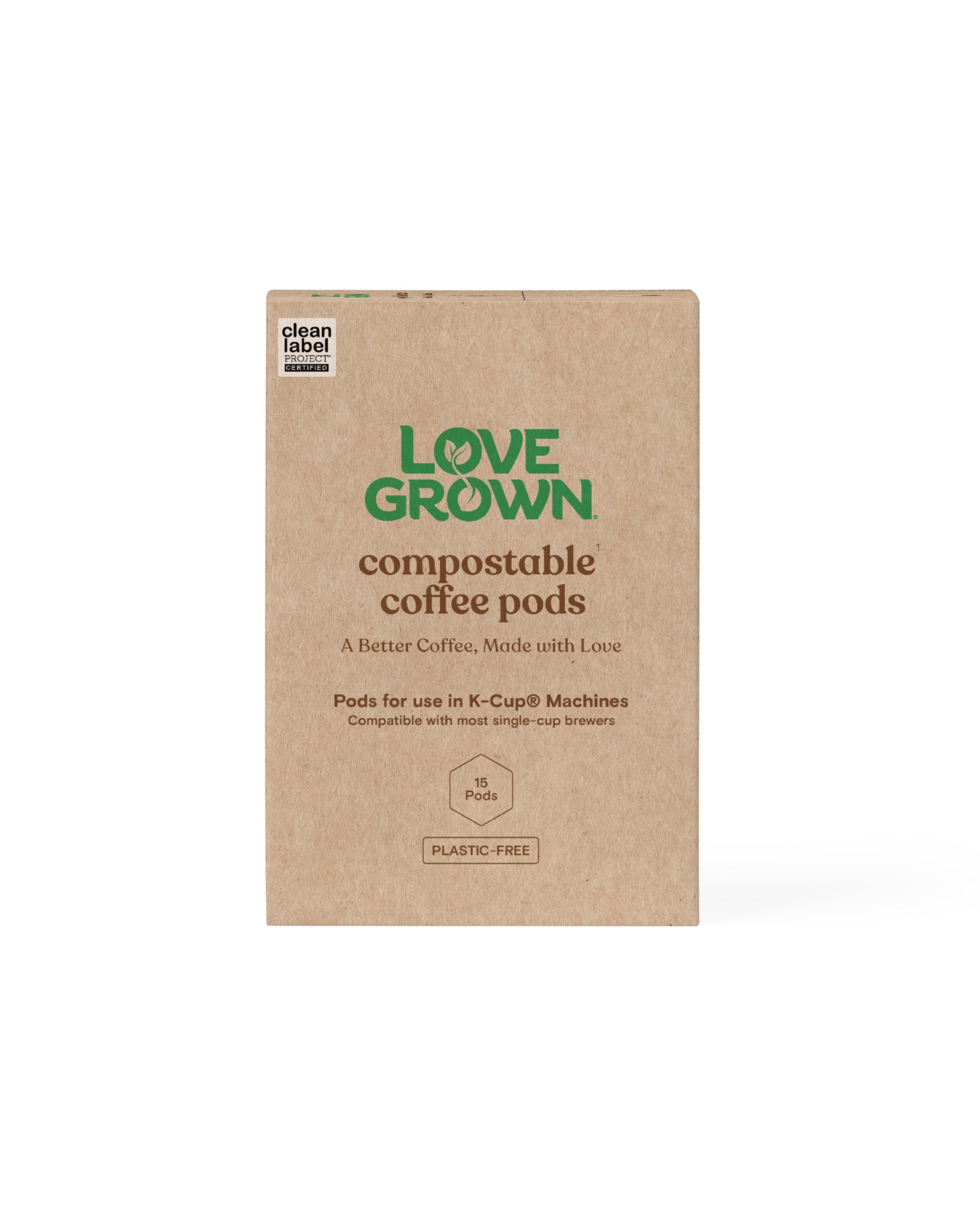 Plastic-Free Compostable Flavored Coffee Pods | Mold-Free | Clean