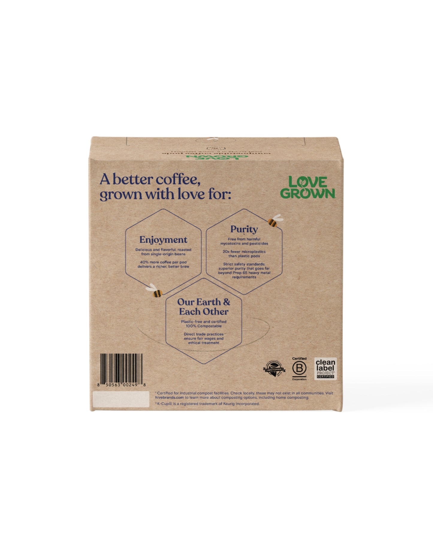 Love Grown Compostable Coffee Pods for Keurig® Machines -  Variety Pack
