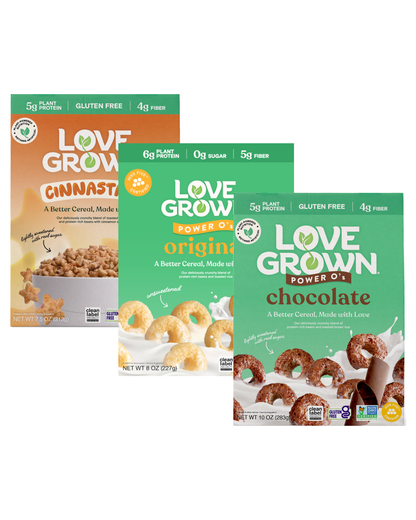 Love Grown Power O's Cereal Variety Pack