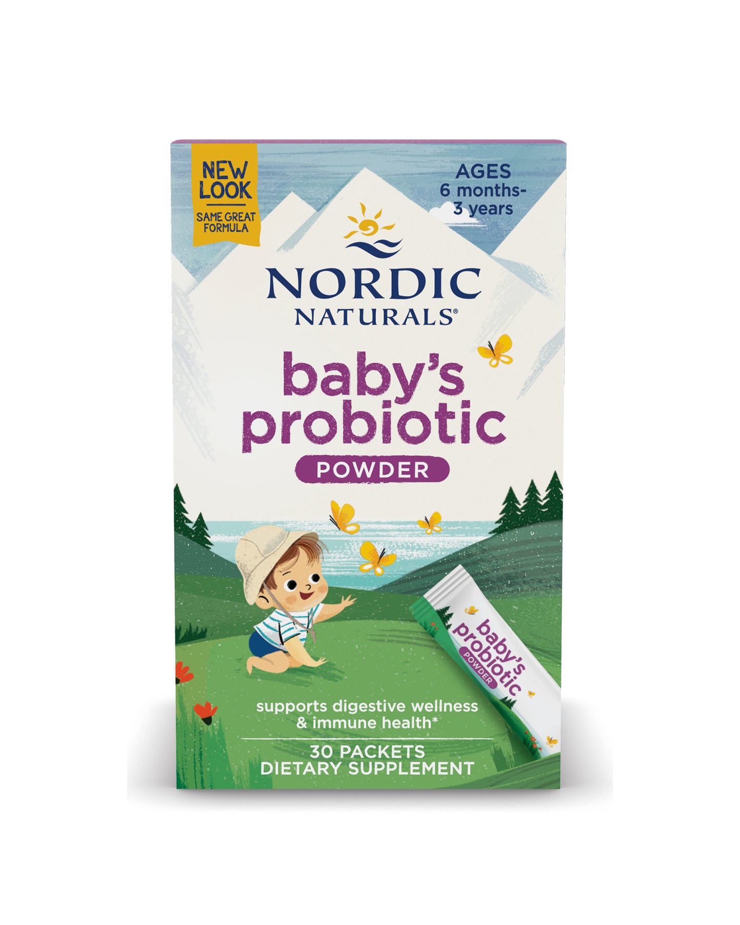 The front of Nordic Naturals Baby's Probiotic Powder