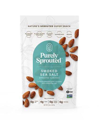 Picture of Purely Sprouted Smoked Sea Salt Sprouted Almonds