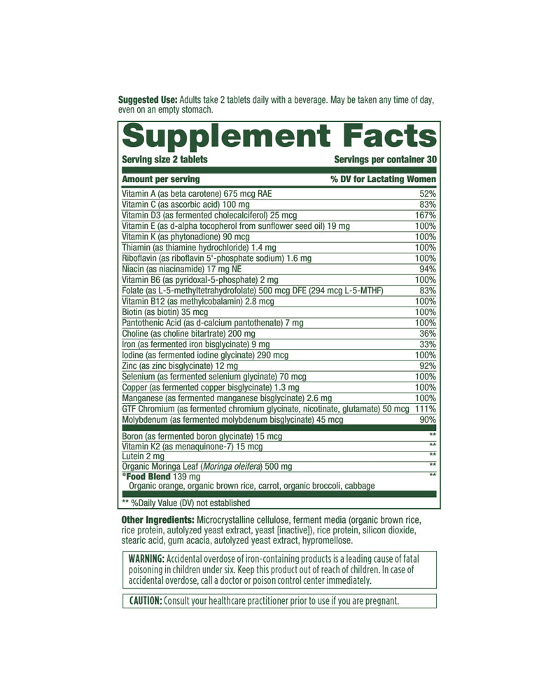 Picture of MegaFood Baby & Me 2™ Postnatal Multi Tablets