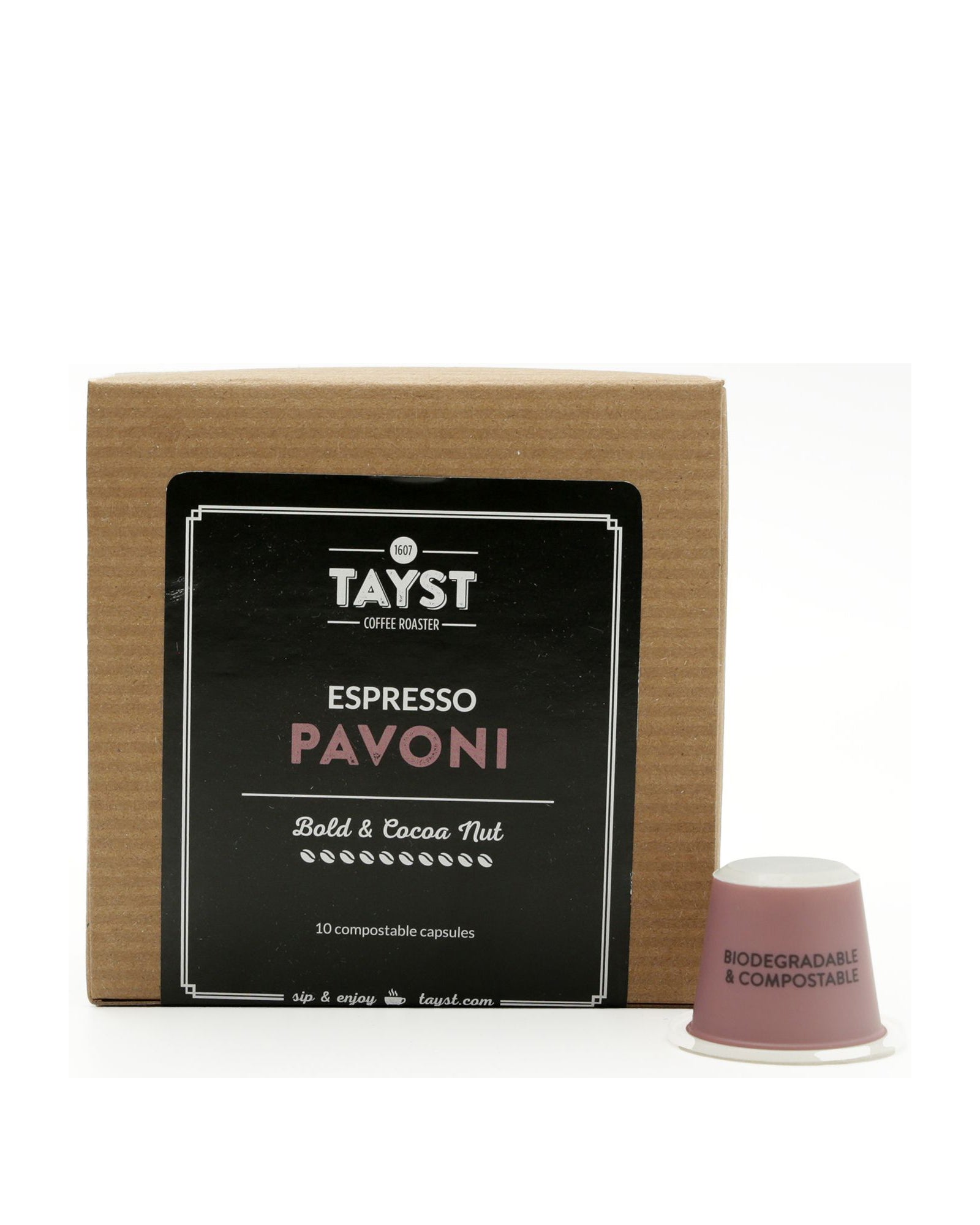 Picture of Tayst Compostable Espresso Capsules for Nespresso Machines - Bag of 10