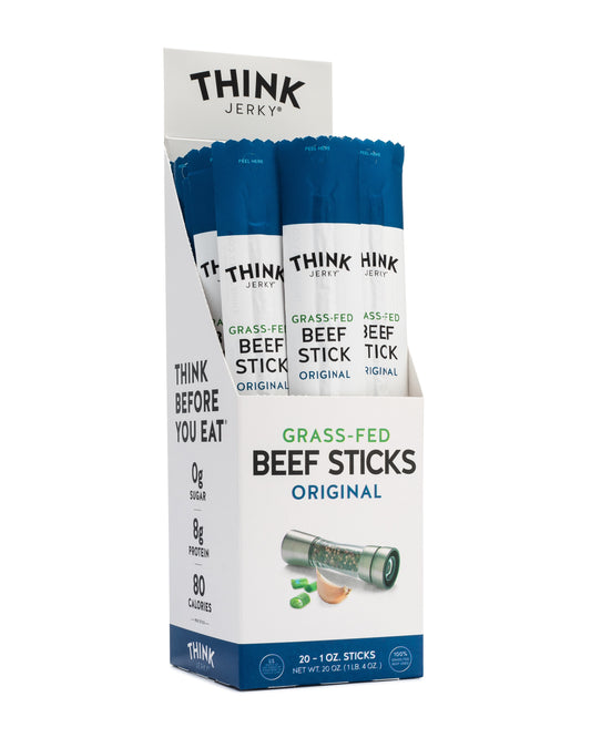 Picture of Think Jerky Original 100% Grass-Fed Beef Stick - Box of 20