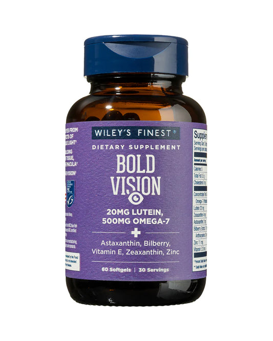 The front of Wiley's Finest Bold Vision Soft Gels