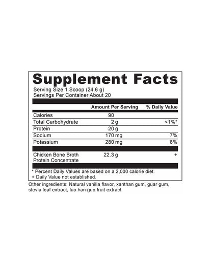 Picture of Ancient Nutrition Vanilla Bone Broth Protein Powder