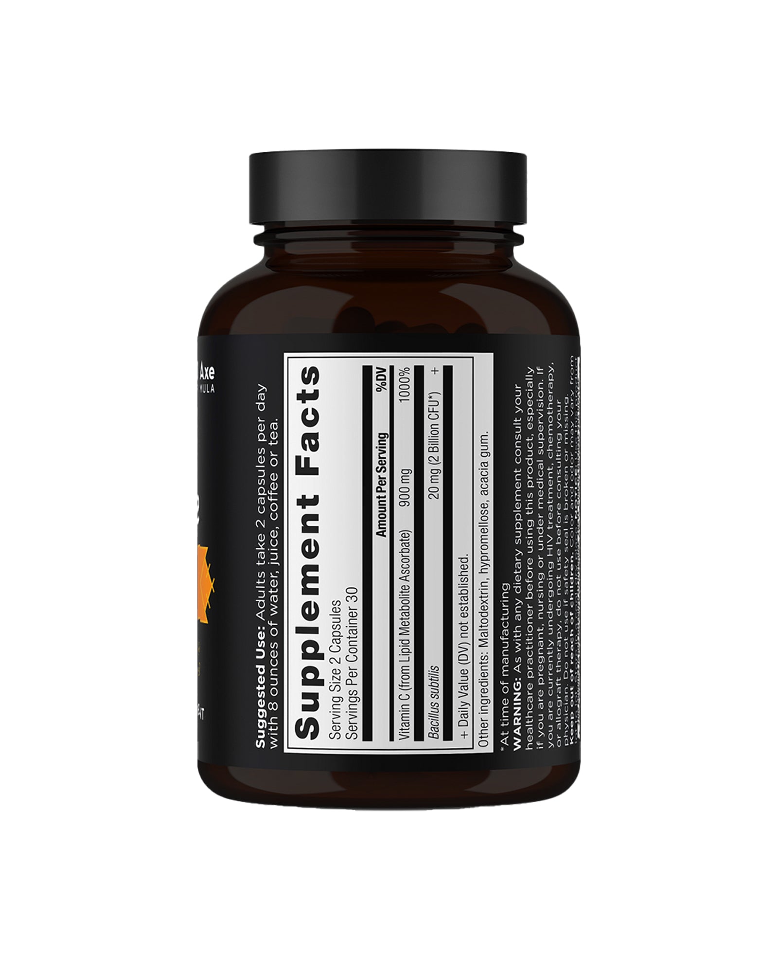 Picture of Ancient Nutrition Vitamin C & Probiotics Capsules