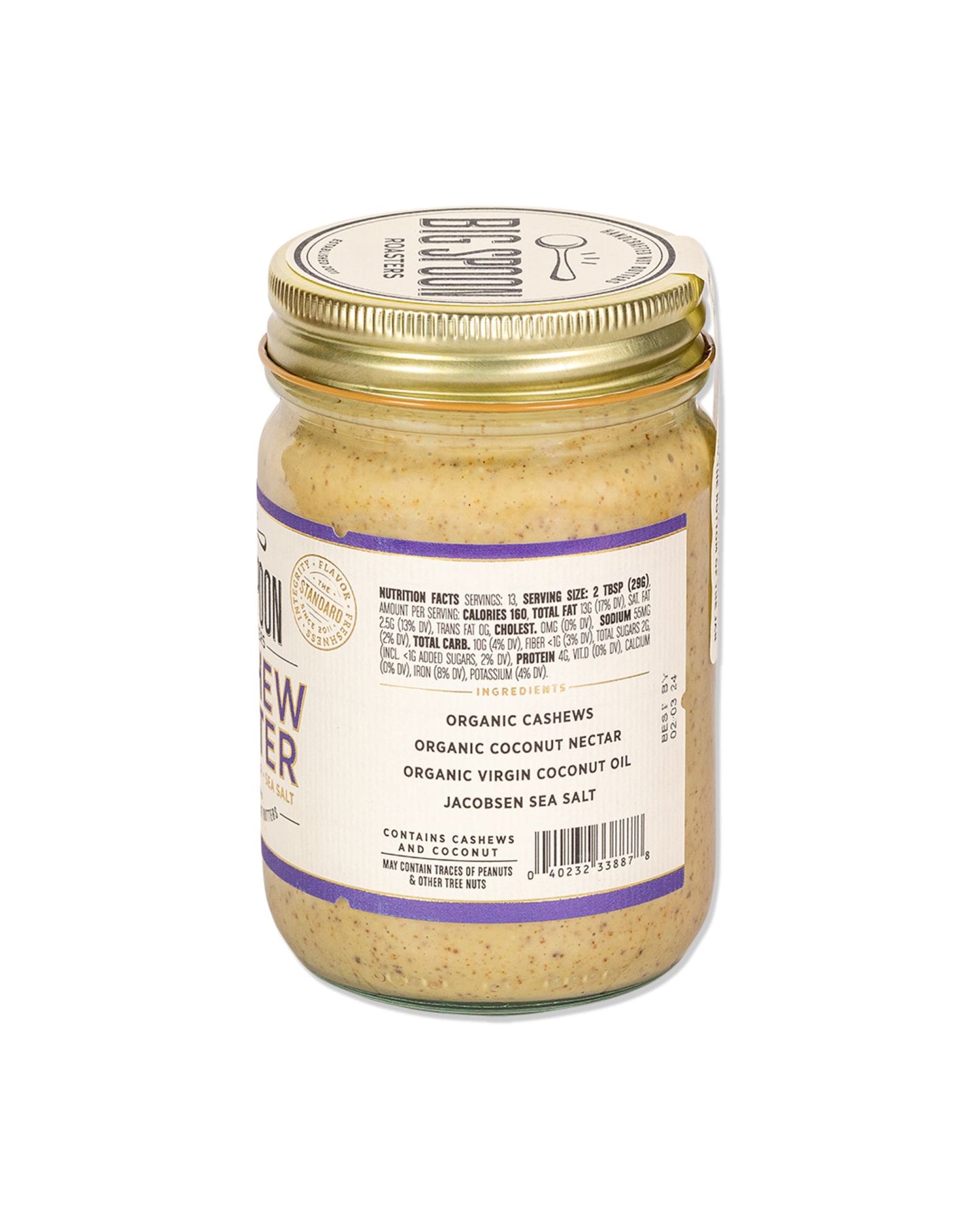Picture of Big Spoon Roasters Cashew Butter with Coconut Nectar & Sea Salt