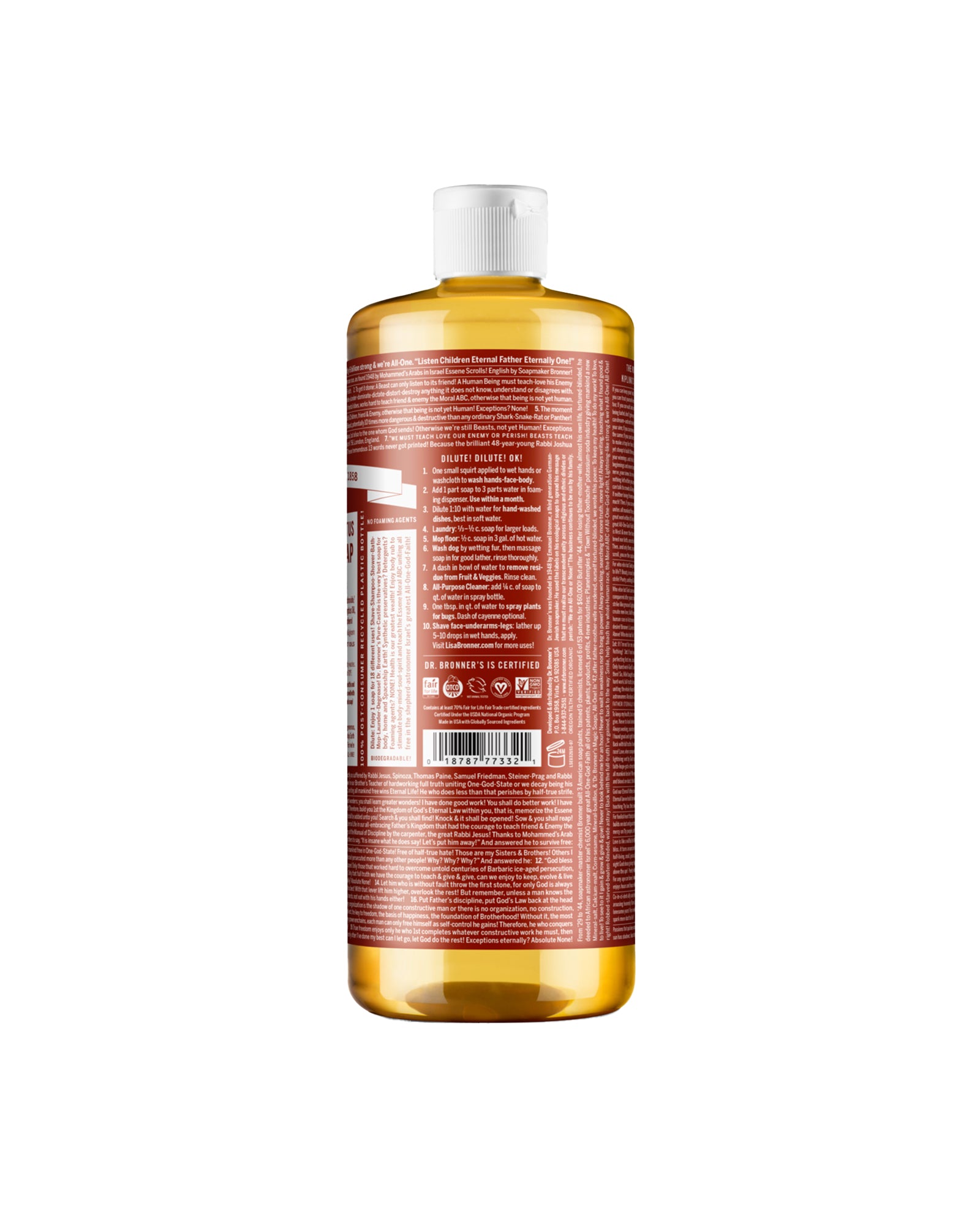 Picture of Dr. Bronner's Eucalyptus Pure-Castile Liquid Soap