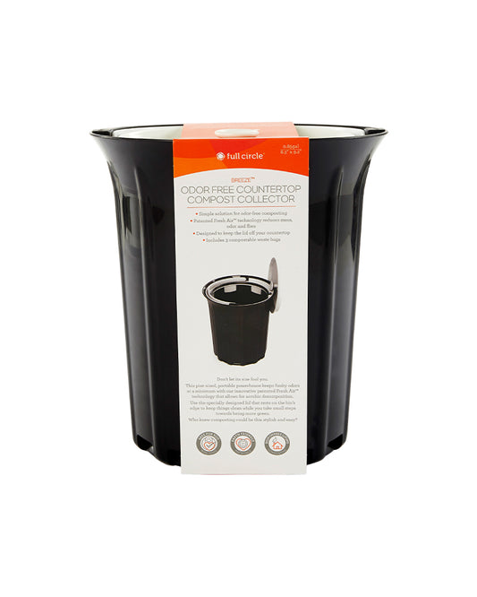 The front of Full Circle Odor-Free Countertop Compost Collector