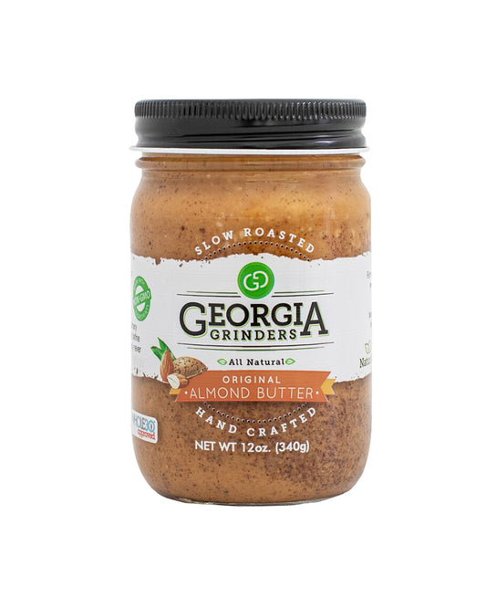 The front of Georgia Grinders Original Almond Butter