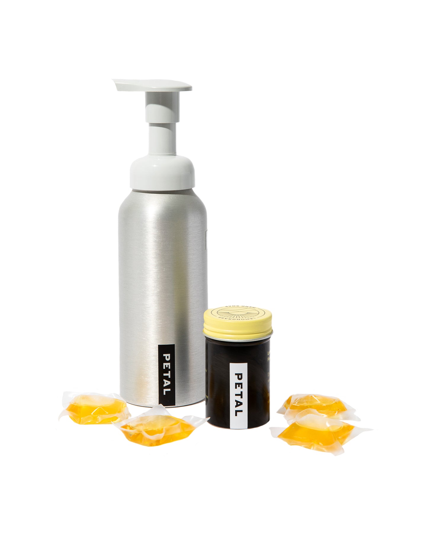 Picture of Petal Soap Citrus Ginger Foaming Hand Soap Starter Kit