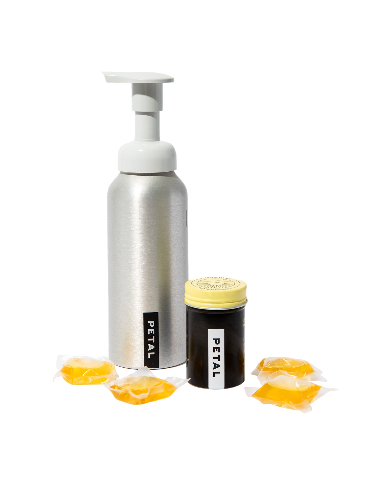 Picture of Petal Soap Citrus Ginger Foaming Hand Soap Starter Kit