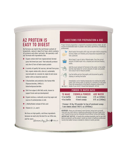 Picture of Serenity Kids A2 Whole Milk Toddler Formula