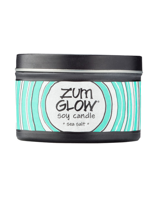 The front of Zum Sea Salt Candle