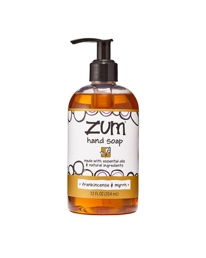 The front of Zum Hand Soap