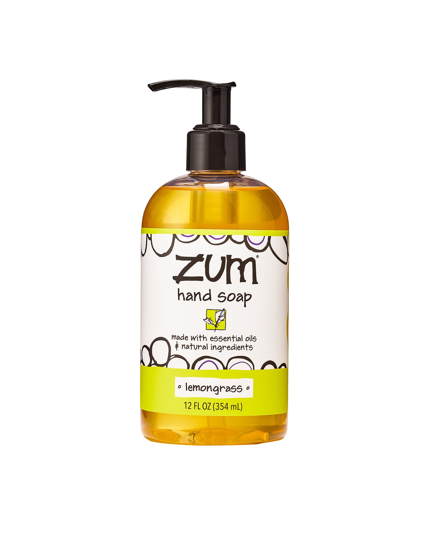 The front of Zum Hand Soap