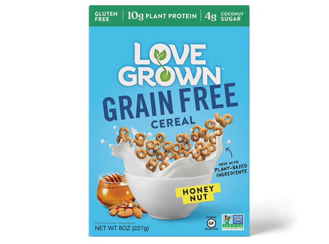 Love Grown Grain Free Cereal Honey Nut