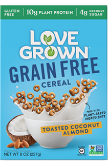 Love Grown Grain Free Cereal Toasted Coconut Almond
