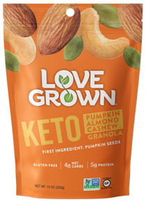 Love Grown Keto Granola Pumpkin Almond